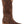Load image into Gallery viewer, A brown faux leather boot with a floral pattern and a snip toe style.