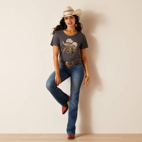 Ariat Women's - Perfect Rise Annie Boot Cut Jeans - Malaysia Blue