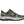 Load image into Gallery viewer, Right side view of olive green Skechers slip-in trail shoe with John Deere logo, featuring a lace-up closure, mesh fabric, and a rubber all-terrain outsole.