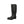 Load image into Gallery viewer, Front left angle view of tall black rubber comp toe boot on a white background