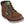 Load image into Gallery viewer, Brown children's boot with green and yellow accents and laces and a John Deere charm on a white background