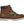 Load image into Gallery viewer, Right side view of brown John Deere kids boot with green and yellow accents, with a tractor charm on a white background