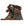 Load image into Gallery viewer, Brown boot with zipper detail on a white background