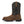 Load image into Gallery viewer, Brown leather cowboy boot with black shaft on a white background