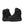 Load image into Gallery viewer, Pair of all black work boots with black laces