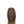 Load image into Gallery viewer, Brown leather boot vamp and square toe on a white background