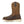 Load image into Gallery viewer, Two-tone brown cowboy boot with decorative patterns on shaft on a white background