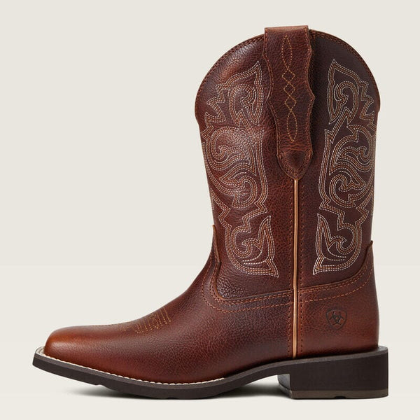 Ariat Women's - 10" Delilah StretchFit Leather Western Boot - Square Toe