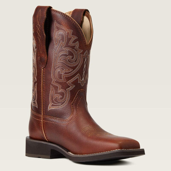 Ariat Women's - 10" Delilah StretchFit Leather Western Boot - Square Toe