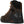 Load image into Gallery viewer, back angled angled side view high top brown work boot with heel guard, orange accents and laces