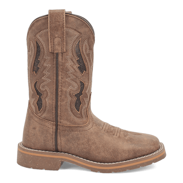 Dan Post Kids - 9" Marty Leather Western Boots - Wide Square Toe