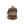 Load image into Gallery viewer, Brown children's moccasin shoe with decorative top and leather strap