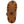 Load image into Gallery viewer, children's brown moccasin sole with brand logo on a white background