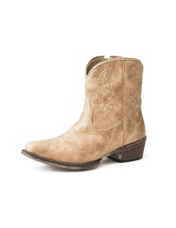 Roper Women's - 7" Shay Faux Leather Western Boot - Snip Toe