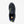Load image into Gallery viewer, Top view of a black athletic lace-up shoe with green and purple accents on a white background