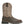 Load image into Gallery viewer, Right side view of brown cowboy work boot with intricate stitching on shaft on a white background