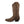 Load image into Gallery viewer, Left side view of brown cowboy boot with intricate stitching on a white background