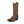 Load image into Gallery viewer, Front angled view of brown cowboy boot with intricate stitching on a white background
