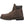 Load image into Gallery viewer, alternate side of brown boot with brown laces, gold eyelets, and black upper vamp-heel accent