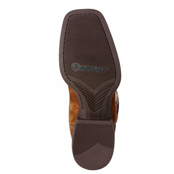 dark brown sole on cowboy boot