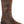 Load image into Gallery viewer, cowboy boot with crisscrossed red, orange, white, and light brown embroidery  
