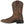 Load image into Gallery viewer, side view of cowboy boot with crisscrossed red, orange, white, and light brown embroidery