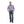 Load image into Gallery viewer, man with beard wearing blue jeans and a pink and blue plaid shirt