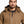 Load image into Gallery viewer, chest and face view of man wearing a brown insulated coat and dark jeans
