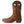 Load image into Gallery viewer, side view of distressed brown pull on western boot with embroidered rustic American flag on front and back of shaft