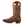 Load image into Gallery viewer, side view of high top cowboy boots with orange and white embroidery and pull holes