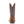Load image into Gallery viewer, back view of cowboy boot with a blue shaft with brown and white embroidery and light brown vamp