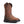 Load image into Gallery viewer, red brown cowboy boot with white and orange embroidery 
