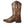 Load image into Gallery viewer, dark brown cowgirl boot with light brown inlays and light brown embroidery
