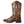 Load image into Gallery viewer, dark brown cowgirl boot with light brown inlays and light brown embroidery