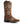 Load image into Gallery viewer, dark brown cowgirl boot with light brown inlays and light brown embroidery