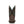 Load image into Gallery viewer, back view of mid-rise dark brown cowgirl boot with light blue embroidery