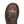 Load image into Gallery viewer, round toe on mid-rise dark brown cowgirl boot with light blue embroidery