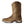 Load image into Gallery viewer, alternative side view of high top pull on light brown work boot with white embroidery