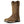 Load image into Gallery viewer, angled view of high top pull on light brown work boot with white embroidery