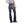 Load image into Gallery viewer, back full view of women&#39;s dark blue distressed boot leg denim jeans with white pocket stitching
