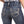 Load image into Gallery viewer, close view of back pockets of women&#39;s dark blue denim jeans with white pocket stitching details
