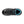 Load image into Gallery viewer, top view of black hiking boot with a matte finish and blue logo on tongue and blue fabric inside