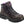 Load image into Gallery viewer, dark brown hiking boot with purple accents and stiches