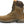 Load image into Gallery viewer, left side view of mens light brown lace up work boots with tan sole and dark brown cushioned ankle cuff