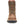 Load image into Gallery viewer, front view of high top round toe brown work boot with black and yellow laces
