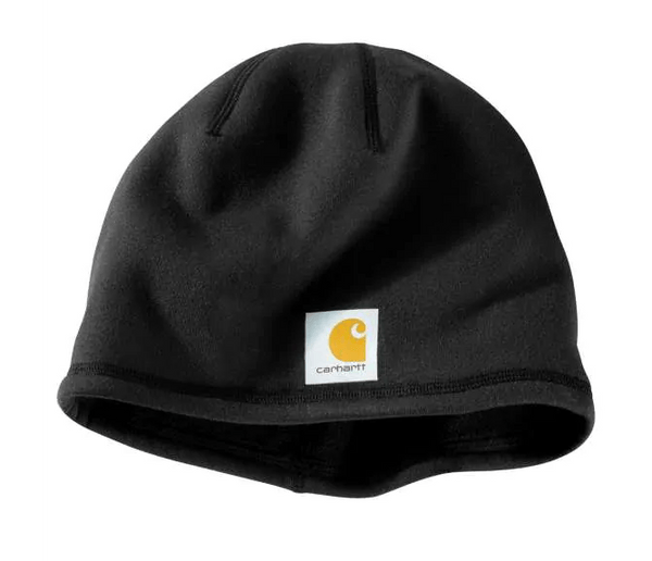 black beanie with Carhartt logo