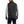 Load image into Gallery viewer, back of man wearing insulated black vest over grey long sleeve shirt