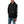 Load image into Gallery viewer, man wearing black hoodie with carhartt logo vertically on sleeve