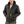 Load image into Gallery viewer, man wearing dark grey heavy jacket with hood and hands in pockets