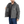 Load image into Gallery viewer, man showing the fleece lined interior of grey jacket with hood